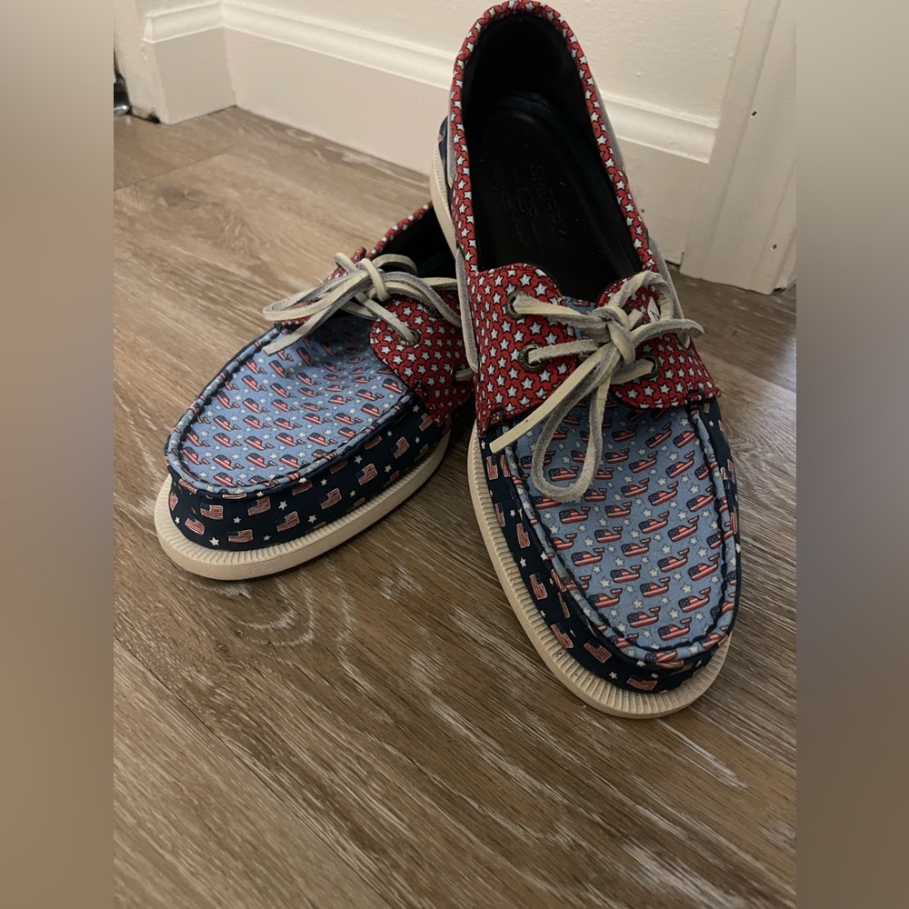 Mens Patriotic Vineyard Vines Sperry